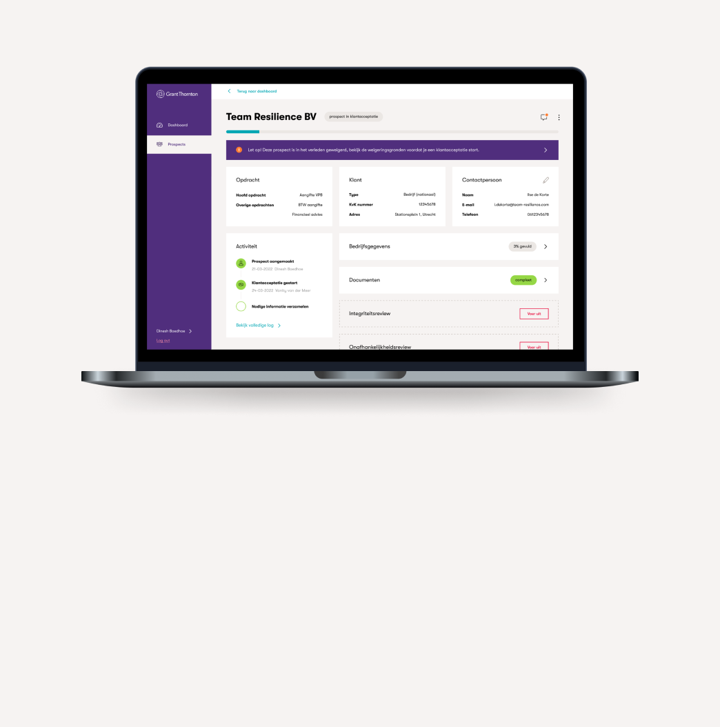 Grant Thornton:Making new accountancy clients get accepted 3x faster